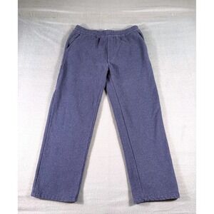 Tommy‎ Jeans Mens M Blue Fleece Sweatpants Cargo Pocket Y2K Streetwear 2003